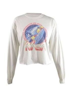 TRUE VINTAGE Nasa  Printed Long Sleeve Tee